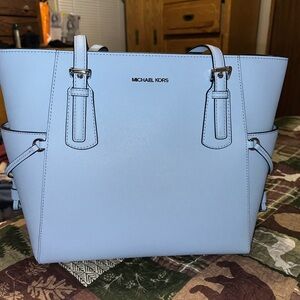 Michael Kors Light Blue Tote Bag